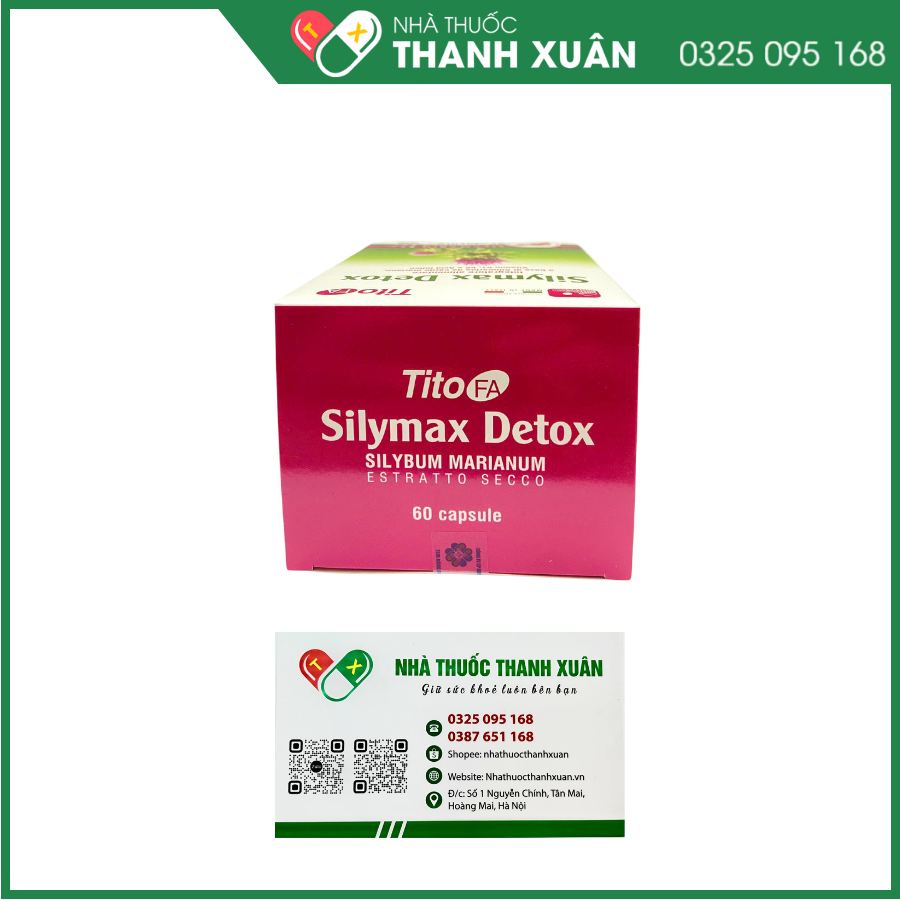 Silymax Detox - Giúp tăng cường chức năng gan, bảo vệ gan
